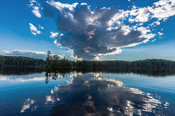 Big Cloud Reflection, Record Lake, UP