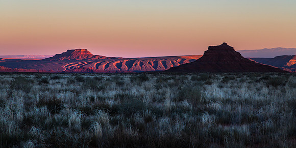 Valley of the Gods at Dusk, Utah