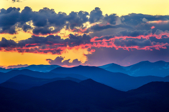 Front Range Sunset, Colorado