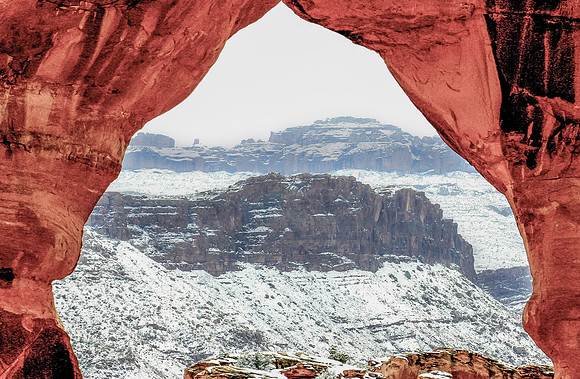 Wintery View, Delicate Arch, Utah