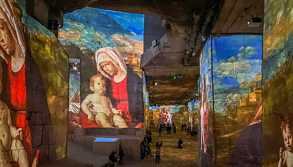 Carrieres de Lumieres, Les Baux