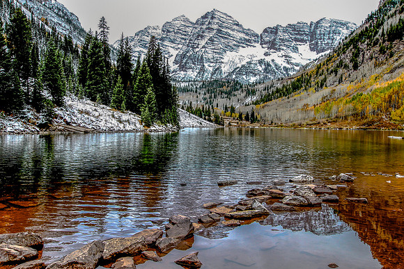 Maroon Bells, Winter