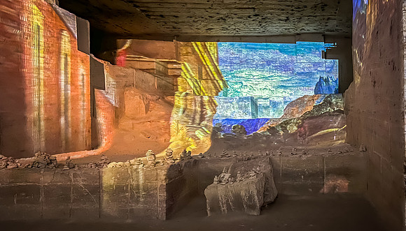 Carrieres de Lumieres, Les Baux