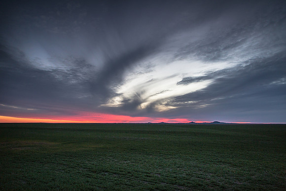 Study: Sky over Medicine Mounds, Texas (V)