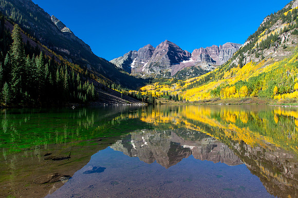 The Maroon Bells in Fall