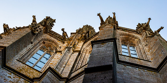 Gargoyles at Mont Saint-Michel