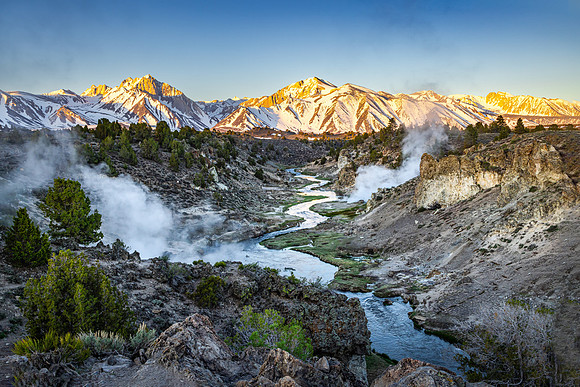 Hot Creek Geologic Hot Spot, Mammoth Lakes Area, CA