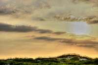 Sunrise, Backlit Grasses, Outer Banks