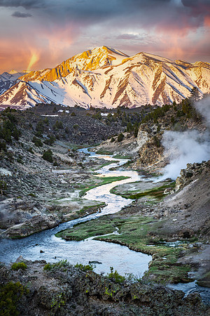 Hot Creek Geologic Hot Spot, Mammoth Lakes Area, CA
