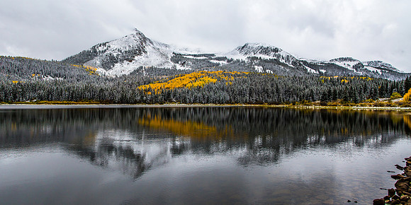 Lost Lake Reflection, Beckwith Mountains, Colorado