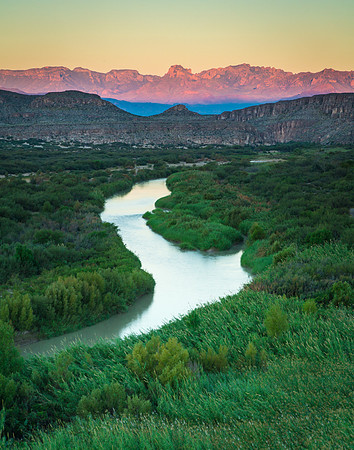 Rio Grande, Chisos Mountains, Big Bend NP