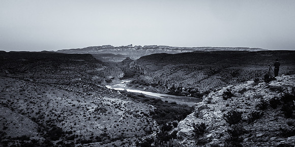 Rio Grande, Sierra del Carmen Mountains