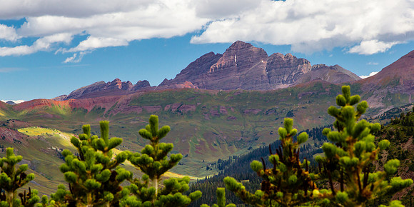 Maroon Peaks; View Across the Paradise Basin