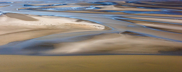 Mont Saint-Michel Bay at Low Tide
