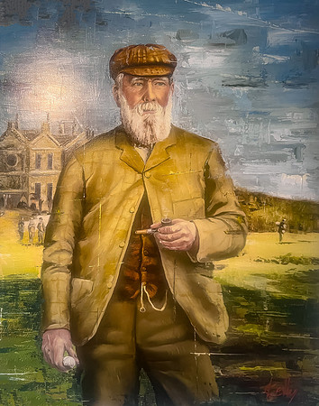 Portrait of Old Tom Morris, "The Grand Old Man of Golf"