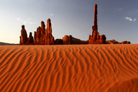 Rippled Sand, Totem Pole, Monument Valley
