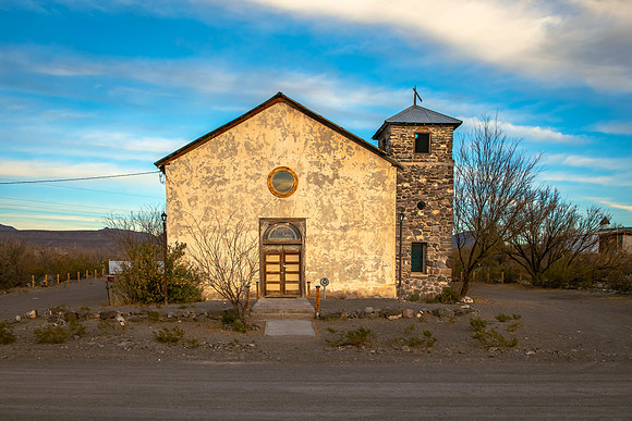 Old St Joseph's Church, Old El Polvo, Texas