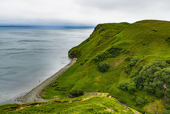 an leth-alt viewpoint; Skye coastline