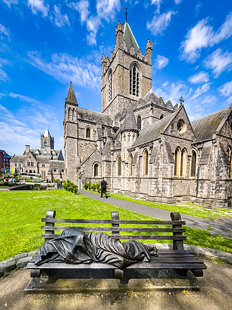 Christ Church Cathedral, "Sleeping Jesus" statue; Dublin