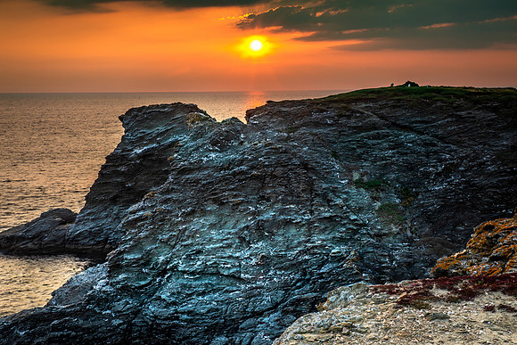 Sunset, Pointe des Poulains, Belle ile