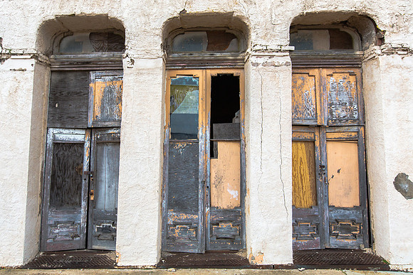 Abandoned Planters Bank Building, Jefferson