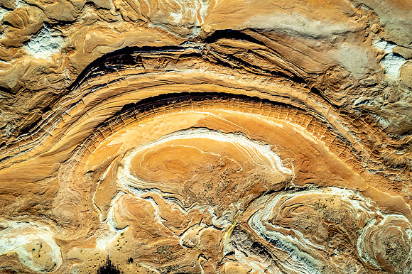 Rock Patterns from Above, White Pocket