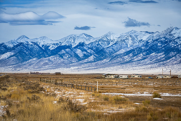 Sangre de Cristo Mtns, San Luis Valley