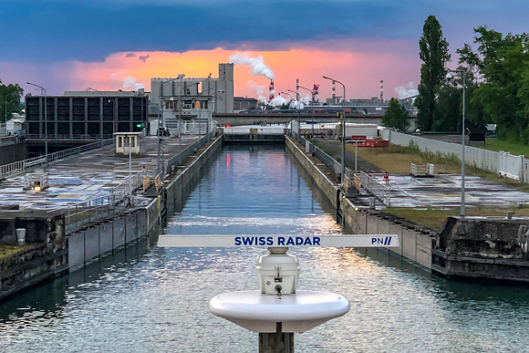 First Lock, Grand Canal d'Alsace, outside Basel