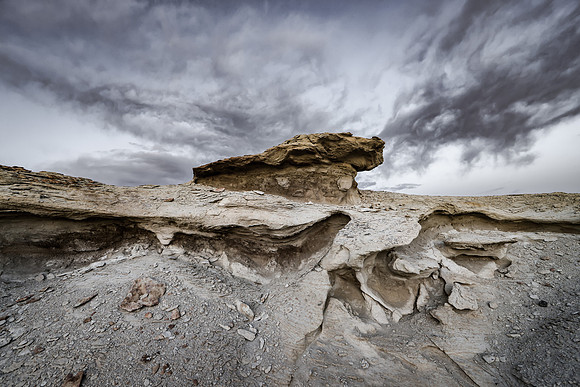 Eroded Formations, Near Factory Butte, Utah