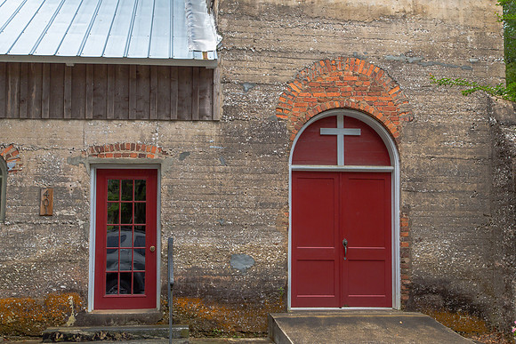 Church, Oyster Wall, Darien, SC