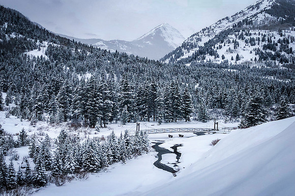 Gunsight Bridge (Crested Butte Land Trust 2020 Calendar December)