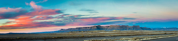 Panorama, Utah Sunset over Long Mesa