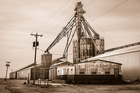Silos, West of Amarillo