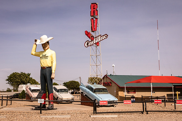 Cadillac RV Park, Outside Amarillo