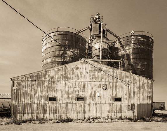 Silos, West of Amarillo