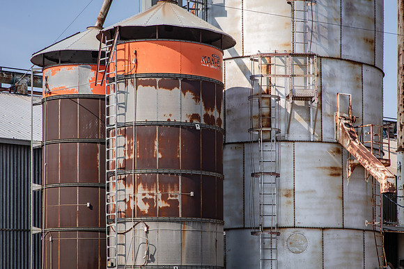 Silos, West of Amarillo