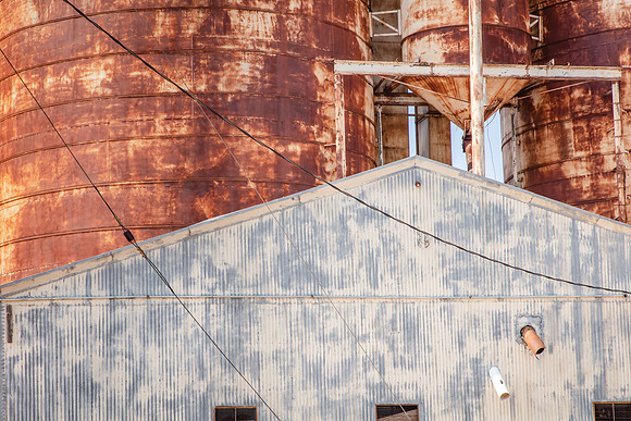 Silos, West of Amarillo