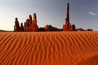Rippled Sand, Totem Pole, Monument Valley