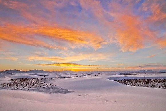 White Sands Sunset, New Mexico