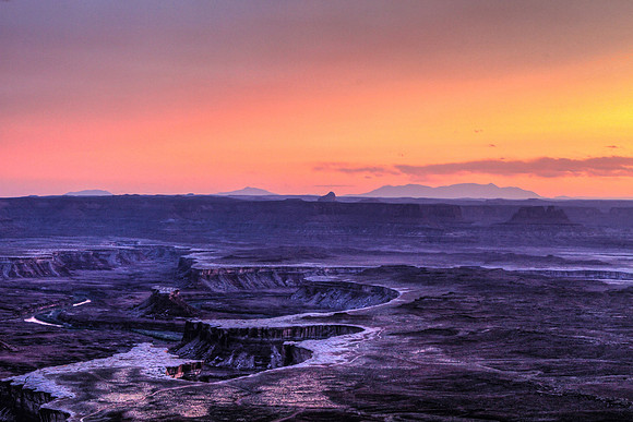 Sunset, Green River Overlook