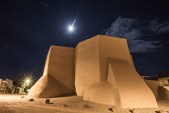 Moon over Rancho de Taos