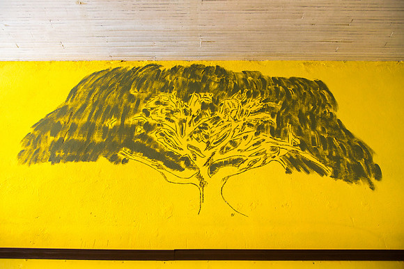 The Hanging Tree, Charcoal Drawing, Goliad