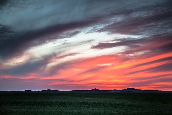 Closeup Study: Sky over Medicine Hills, Texas (I)