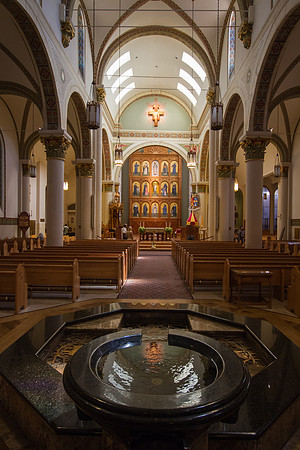 Baptismal Font, Cathedral Basilica of St Francis odf Assisi, Santa Fe