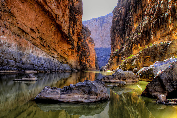 Santa Elena Canyon , Waters' Edge, Big Bend NP