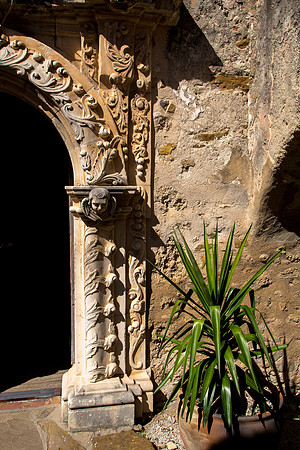 Doorway Detail, Mission San Jose, San Antonio, Texas