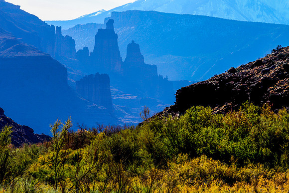 Fisher Towers, along Hy 128 near Moab