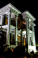 Nottaway Plantation at Night, Riverside Entrance