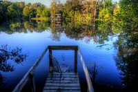 Inviting Seat, Pond Reflections, near Breaux Bridge, LA