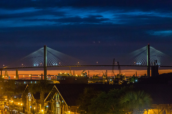Savannah Harbor, Night